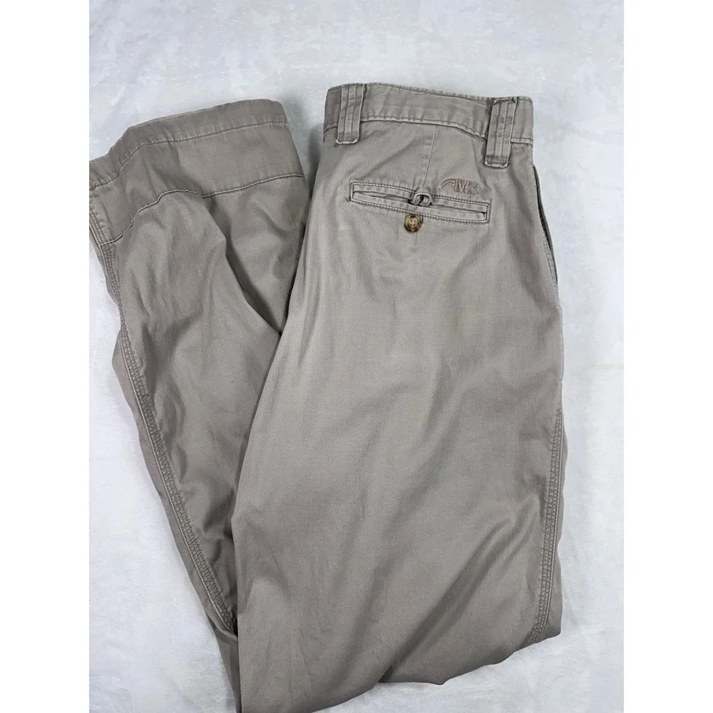 Mountain Khakis Lake Lodge Pant 33x32 Khaki Cotton Stretch Outdoor Mens